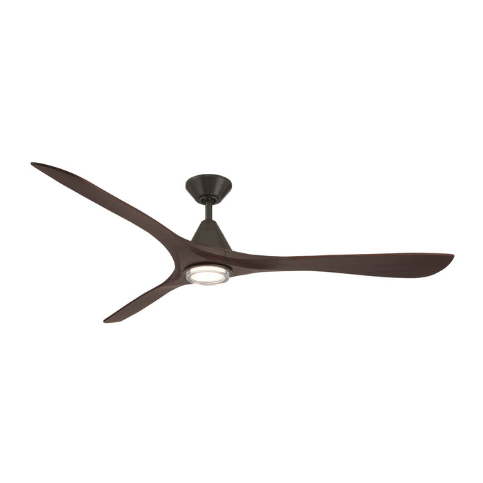 Modern Forms Fans - FR-D2504-72L-BZ/DW - 72" Ceiling Fan - Carve - Bronze/Dark Walnut
