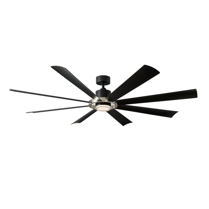 Modern Forms Fans - FR-W2303-72L27BNMB - 72" Ceiling Fan - Aura - Brushed Nickel/Matte Black