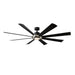 Modern Forms Fans - FR-W2303-72L27BNMB - 72" Ceiling Fan - Aura - Brushed Nickel/Matte Black