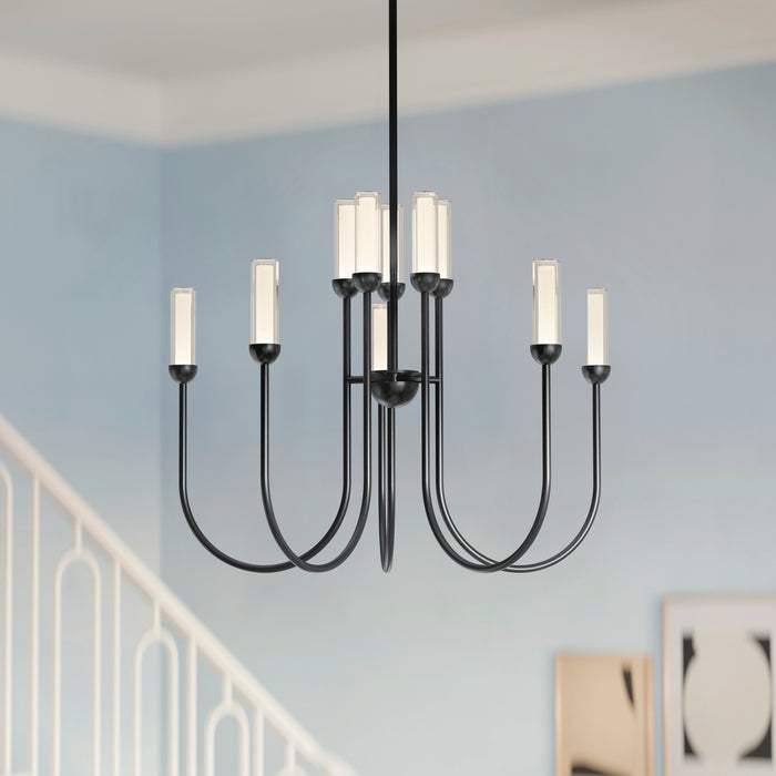 Kichler - 52757BKLED - LED Chandelier - Moraine - Black