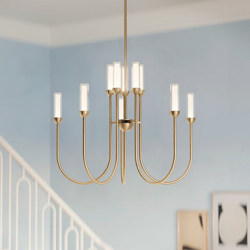 Moraine LED Chandelier Champagne Bronze