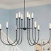 Kichler - 52758BKLED - LED Chandelier - Moraine - Black