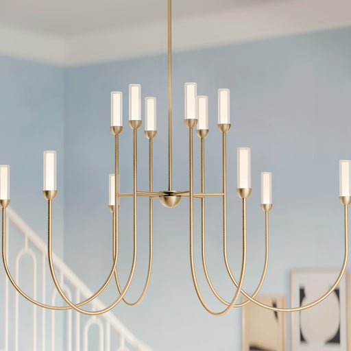 Moraine LED Chandelier Champagne Bronze