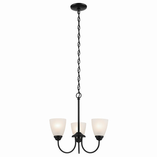Kichler - 43637BK - Three Light Mini Chandelier - Jolie - Black