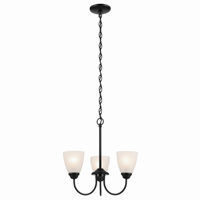 Kichler - 43637BK - Three Light Mini Chandelier - Jolie - Black