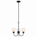 Kichler - 43637BK - Three Light Mini Chandelier - Jolie - Black