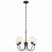 Kichler - 43638BK - Five Light Chandelier - Jolie - Black