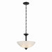 Kichler - 43641BK - Two Light Pendant/Semi Flush - Jolie - Black