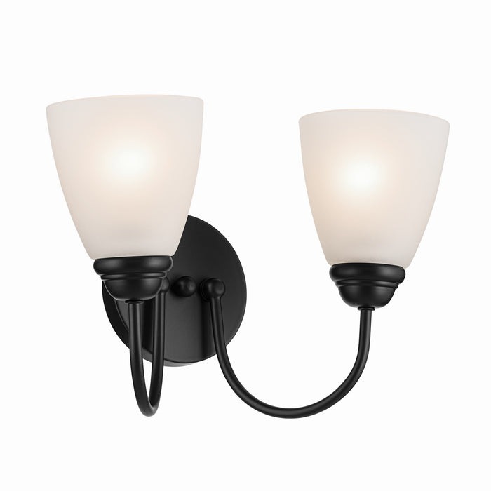 Kichler - 45638BK - Two Light Bath - Jolie - Black
