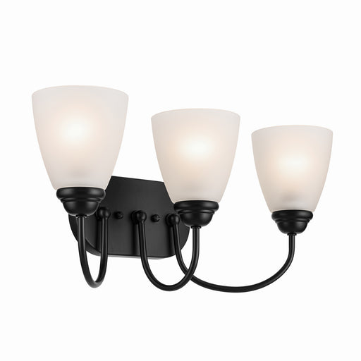 Jolie Three Light Bath Black