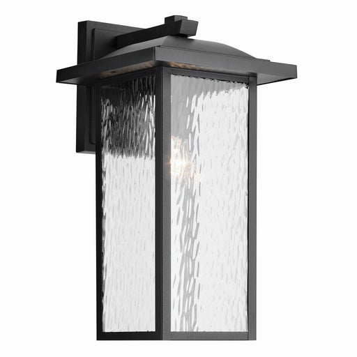 Capanna One Light Outdoor Wall Mount Textured Black