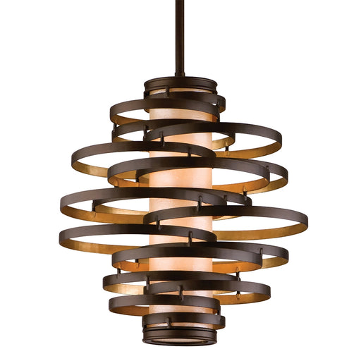 Corbett Lighting - 113-42-BRL/GL - Two Light Pendant - Vertigo - Bronze Leaf/Gold Leaf