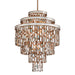 Corbett Lighting - 142-413-CPL - 13 Light Chandelier - Dolcetti - Champagne Leaf