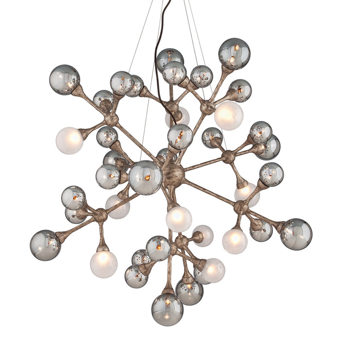 Corbett Lighting - 206-440-SGL - 40 Light Chandelier - Element - Stria Gold Leaf