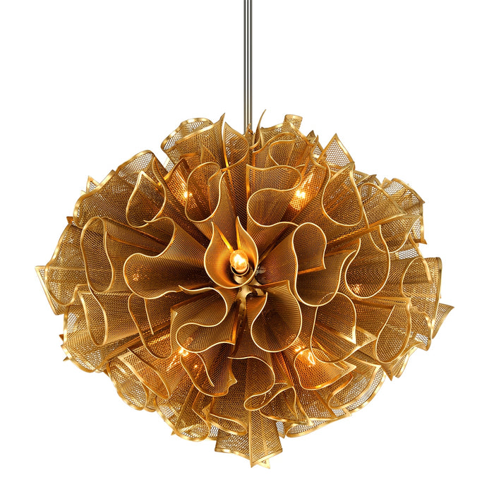 Corbett Lighting - 218-412-GL - 12 Light Chandelier - Pulse - Gold Leaf