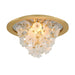 Corbett Lighting - 268-31-GL - Three Light Flush Mount - Jasmine - Gold Leaf