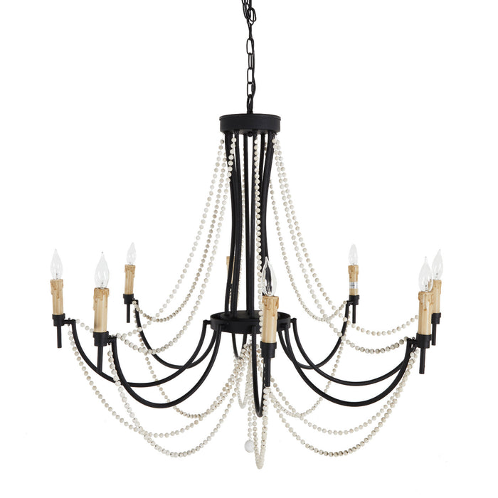 Gabby - SCH-151445 - Eight Light Chandelier - Percy - Rusty Black|Distressed Ivory