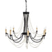 Gabby - SCH-151445 - Eight Light Chandelier - Percy - Rusty Black|Distressed Ivory