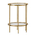 Gabby - SCH-152045 - Flower Table - Clementine - Brushed Brass|White Seagrass