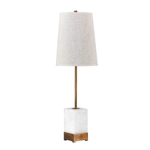 Geneva One Light Console Lamp Antique Brass