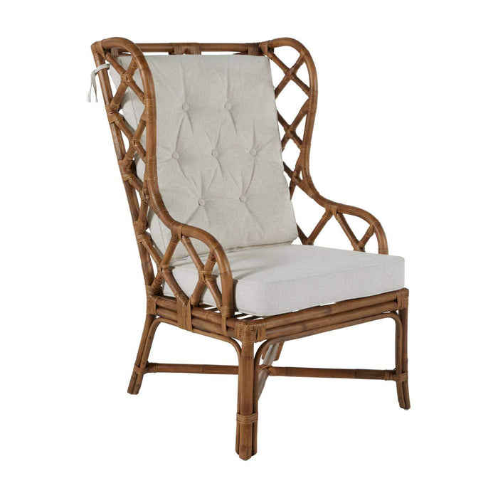 Gabby - SCH-150185 - Chair - Watson - Antique Rattan|Cream Linen