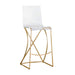 Gabby - SCH-151340 - Bar Height Stool - Johnson - Antique Gold|Clear Acrylic