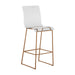Gabby - SCH-151345 - Bar Height Stool - King - Antique Gold|Clear Acrylic
