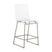 Gabby - SCH-151620 - Counter Height Stool - King - Antique Silver|Clear Acrylic