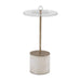 Gabby - SCH-153415 - Drinking Table - Lexi - Clear Acrylic|Champagne|Tiled Alabaster