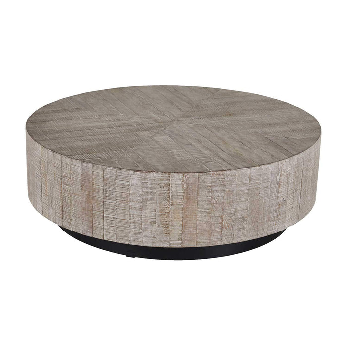 Gabby - SCH-155295 - Coffee Table - Colton - Charcoal Oak|Rusty Black