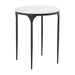 Gabby - SCH-155795 - Side Table - Hart - Textured Black|Roman White Marble