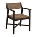 Gabby - SCH-160340 - Arm Chair - Richard - Dark Brown Rubber Wood|Natural Seagrass