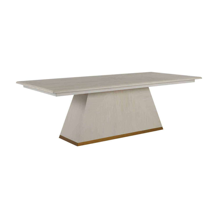 Gabby - SCH-165065 - Dining Table - Ferris - Cerused White|Stained Gold