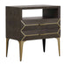 Gabby - SCH-166305 - Nightstand - Westville - Stained Brass|Dark Gray Burl