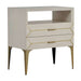 Gabby - SCH-166310 - Nightstand - Whitley - Stained Brass|Cerused White