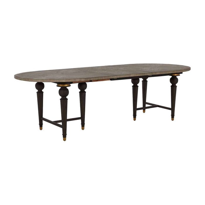 Gabby - SCH-167050 - Dining Table - Roderick - Light Blonde|Ash Gray|Stained Gold