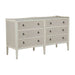 Gabby - SCH-167200 - Chest - Naomi - Antique Cream|Natural Linen|Antique Black