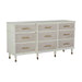 Gabby - SCH-167270 - Dresser - Leona - Parchment White|Antique Brass|Natural Linen