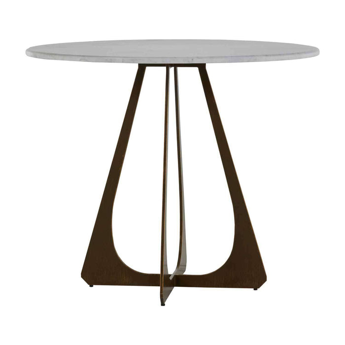 Gabby - SCH-168185 - Bistro Table - Drayton - Brushed Copper|Volakas Marble