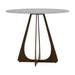 Gabby - SCH-168185 - Bistro Table - Drayton - Brushed Copper|Volakas Marble