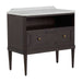 Gabby - SCH-168200 - Nightstand - Glenwood - Forest Black|Agros White Stone|Brass