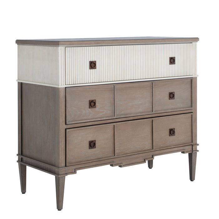 Gabby - SCH-168215 - Chest - Winslet - Sesame White|Cerused Natural Gray|Antique Bronze
