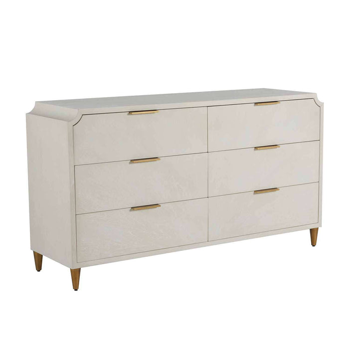 Gabby - SCH-168225 - Chest - Chiri - Cerused White|Stained Gold