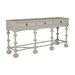 Gabby - SCH-169215 - Console Table - Arrington - Cerused White|Antique Brass
