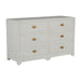 Gabby - SCH-169250 - Dresser - Fairmont - Cerused White|Stained Gold