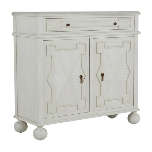 Ezekiel Cabinet Antique Bronze|Cerused White