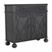 Gabby - SCH-169260 - Cabinet - Ezekiel - Cerused Forest Black|Antique Bronze