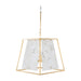 Gabby - SCH-170090 - One Light Chandelier - Stacey - Gilded Gold|Alabaster