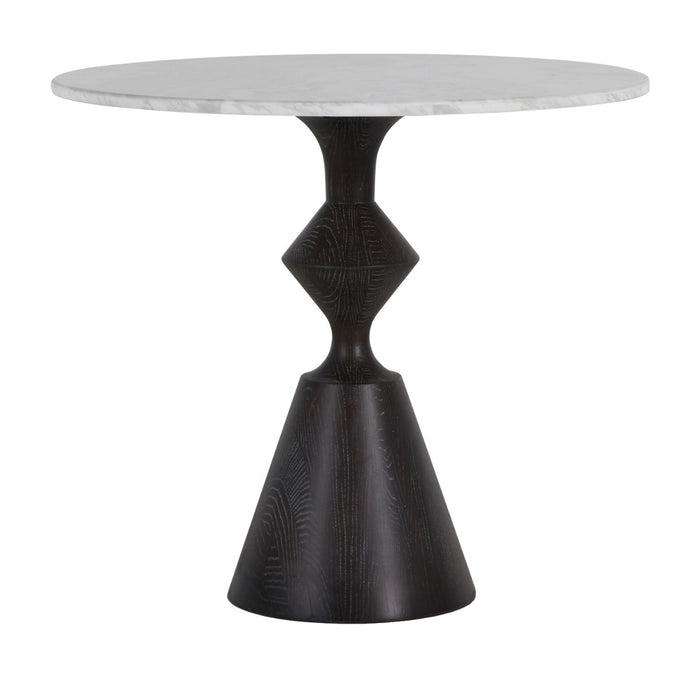 Gabby - SCH-170125 - Bistro Table - Benedict - Volakas Marble|Cerused Black