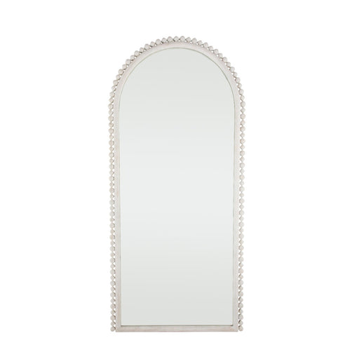 Belle Mirror Distressed White|Clear Mirror